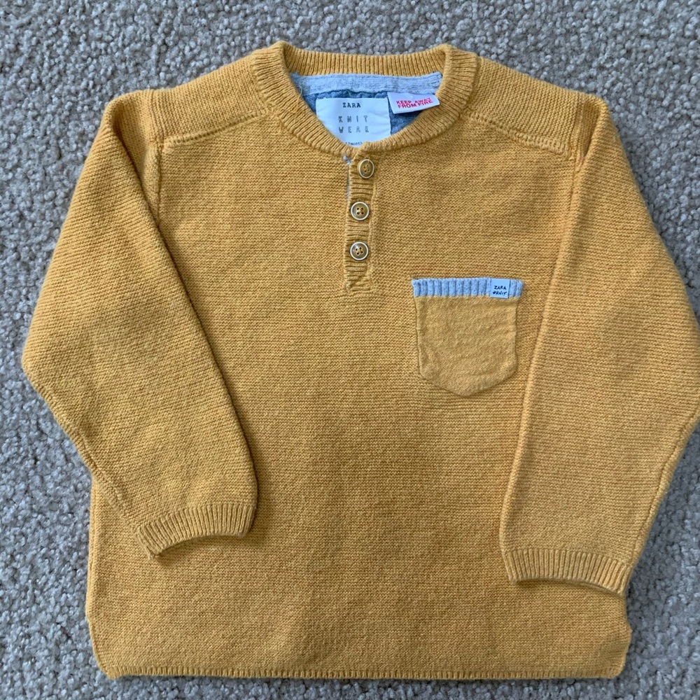 Zara Infant Baby Sweater 9-12M
